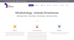 Desktop Screenshot of mindastrology.com