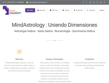 Tablet Screenshot of mindastrology.com